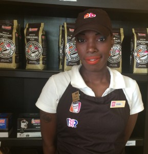 Headshot of a Dunkin' Donuts staff member